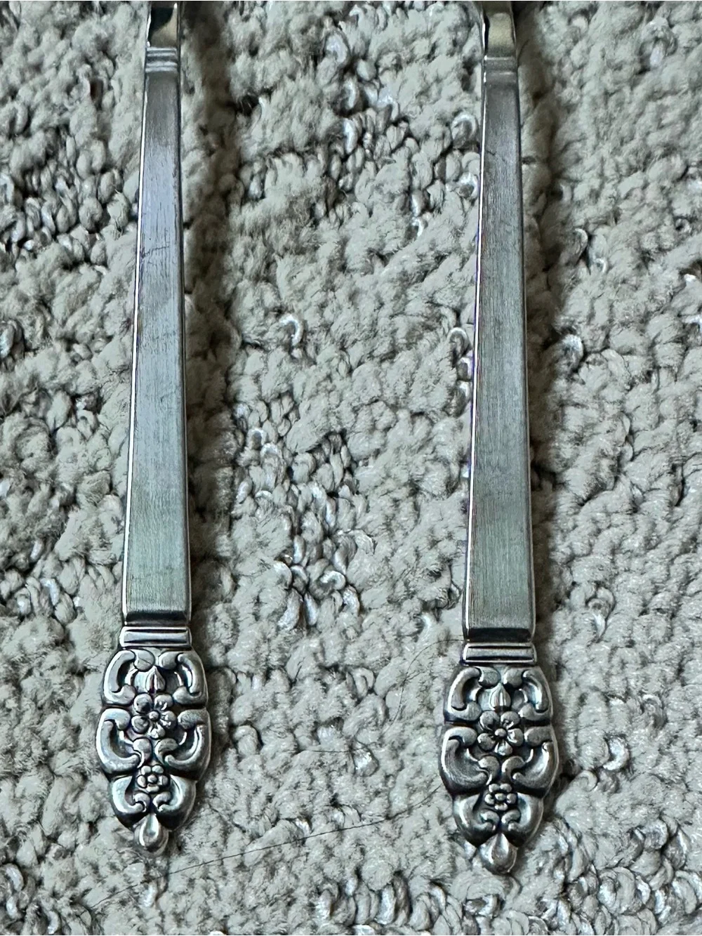 Lot of 4 Oneida Oneidacraft Deluxe Stainless Steel Teaspoons Nordic Crown